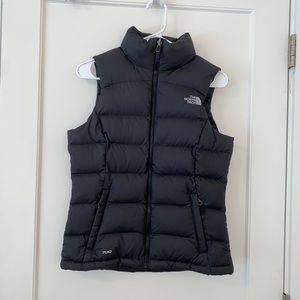 Black Nike puffer vest, size XS
